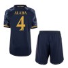 Conjunto (Camiseta+Pantalón Corto) Real Madrid Alaba 4 Segunda Equipación 23-24 - Niño